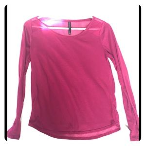 Burgundy Long sleeve shirt